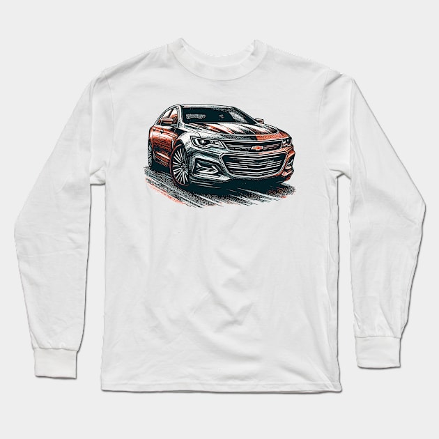 Chevy Car Long Sleeve T-Shirt by Vehicles-Art